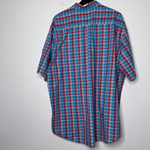 Peter Millar Mens Short Sleeved Checked Shirt Size XL - Picture 6 of 8